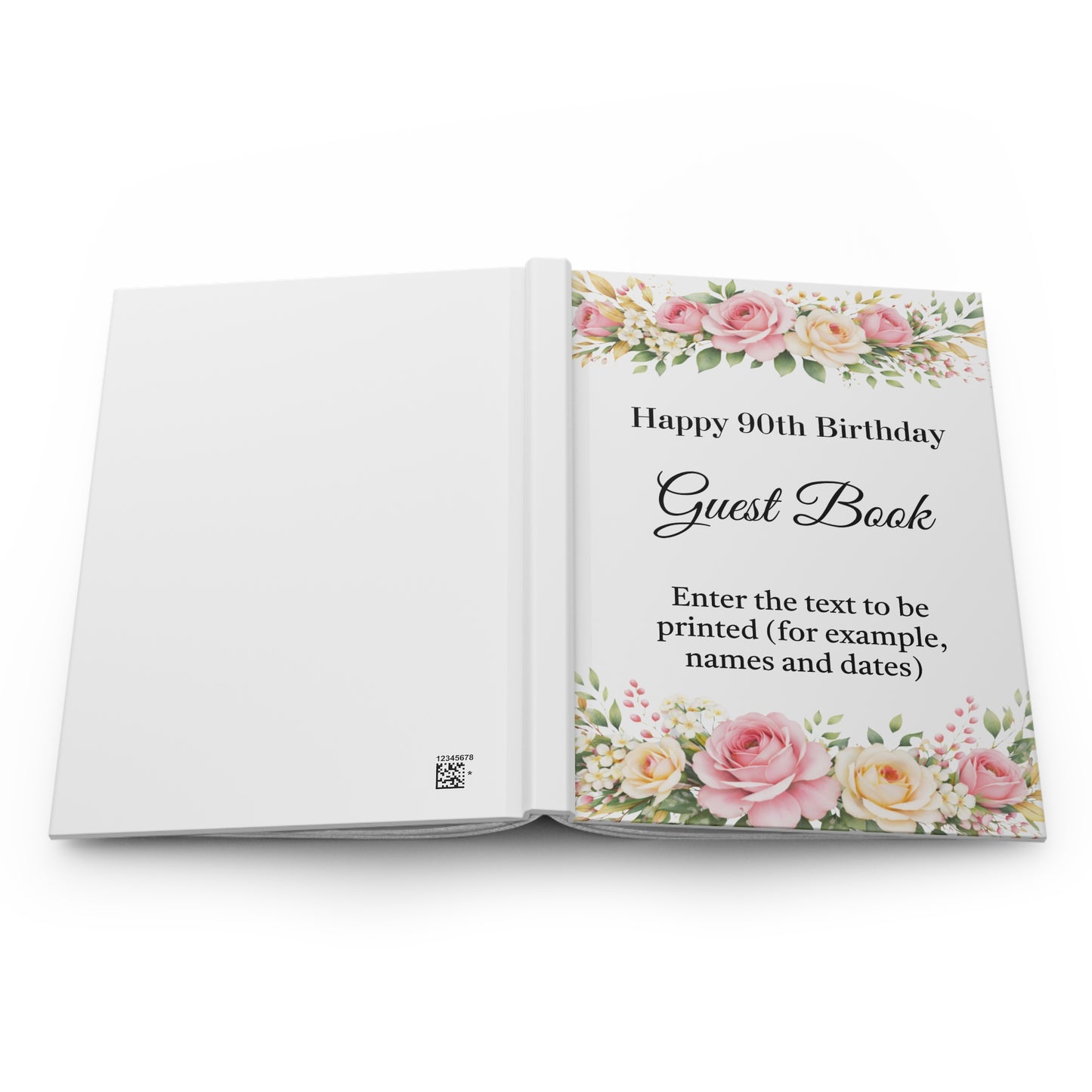 90th birthday guest book alternative, Custom 90th birthday guest book, Guest book 90th birthday, 90th birthday guest book sign