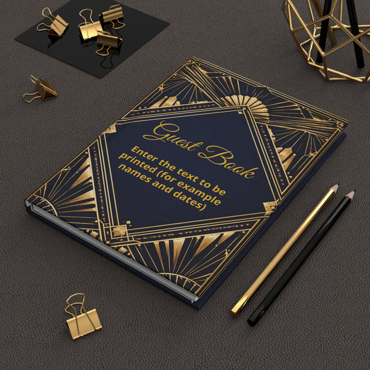 Art deco wedding guest book navy blue, Art deco engagement guest book, Art deco bridal shower guest book, Art deco wedding decor