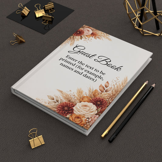 Fall wedding guest book, Fall guest book, Autumn wedding guest book, Autumn guest book, Bohemian guest book, Bohemian wedding guest book
