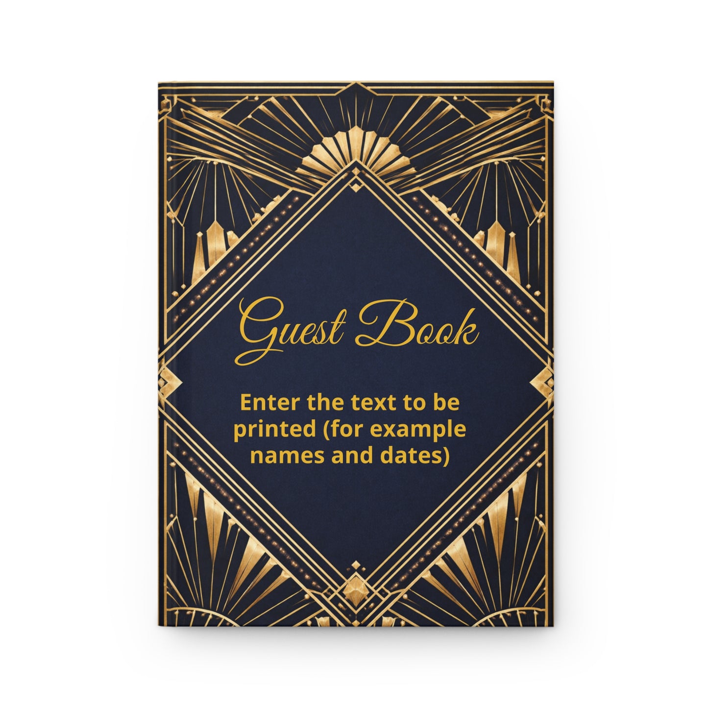 Art deco wedding guest book navy blue, Art deco engagement guest book, Art deco bridal shower guest book, Art deco wedding decor