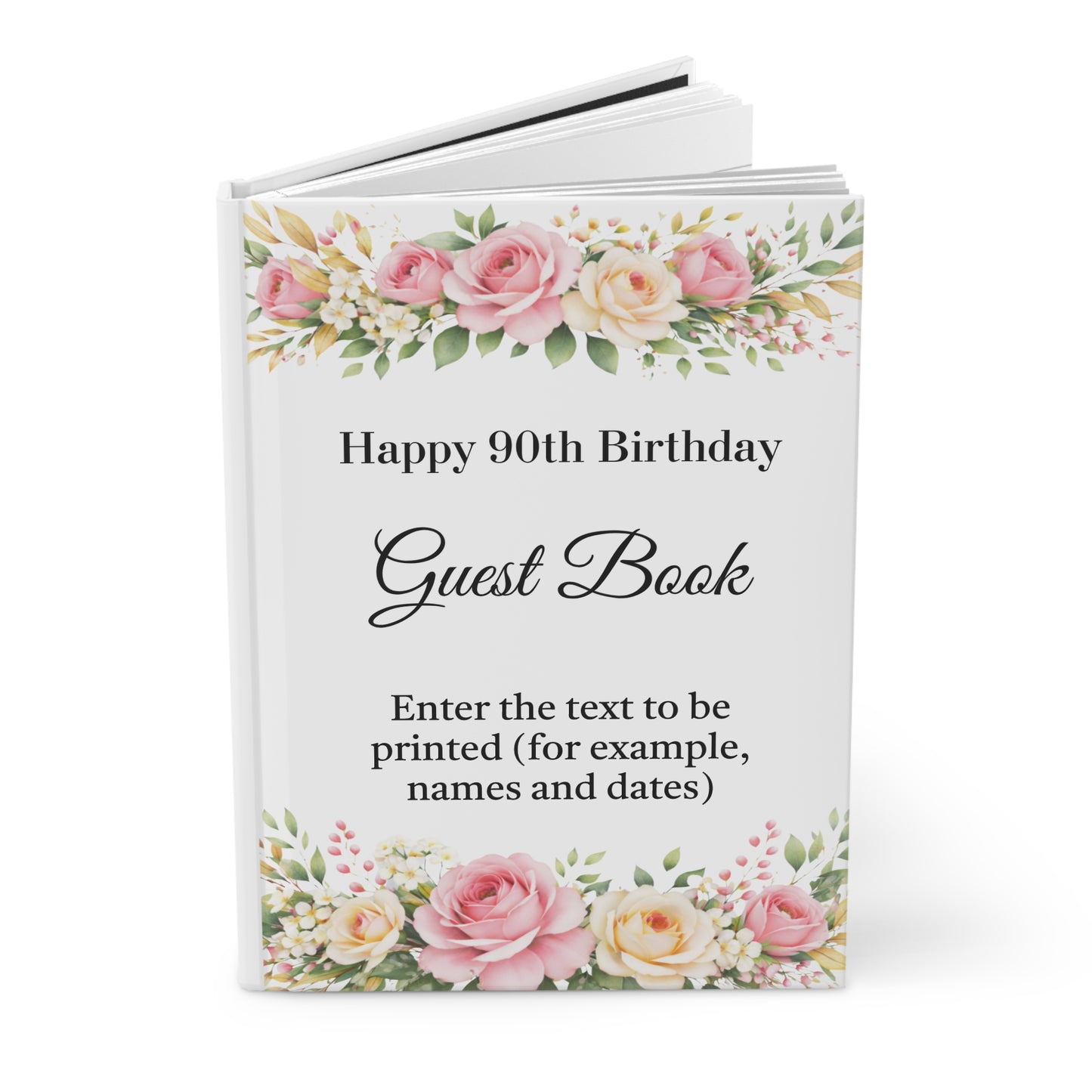 90th birthday guest book alternative, Custom 90th birthday guest book, Guest book 90th birthday, 90th birthday guest book sign