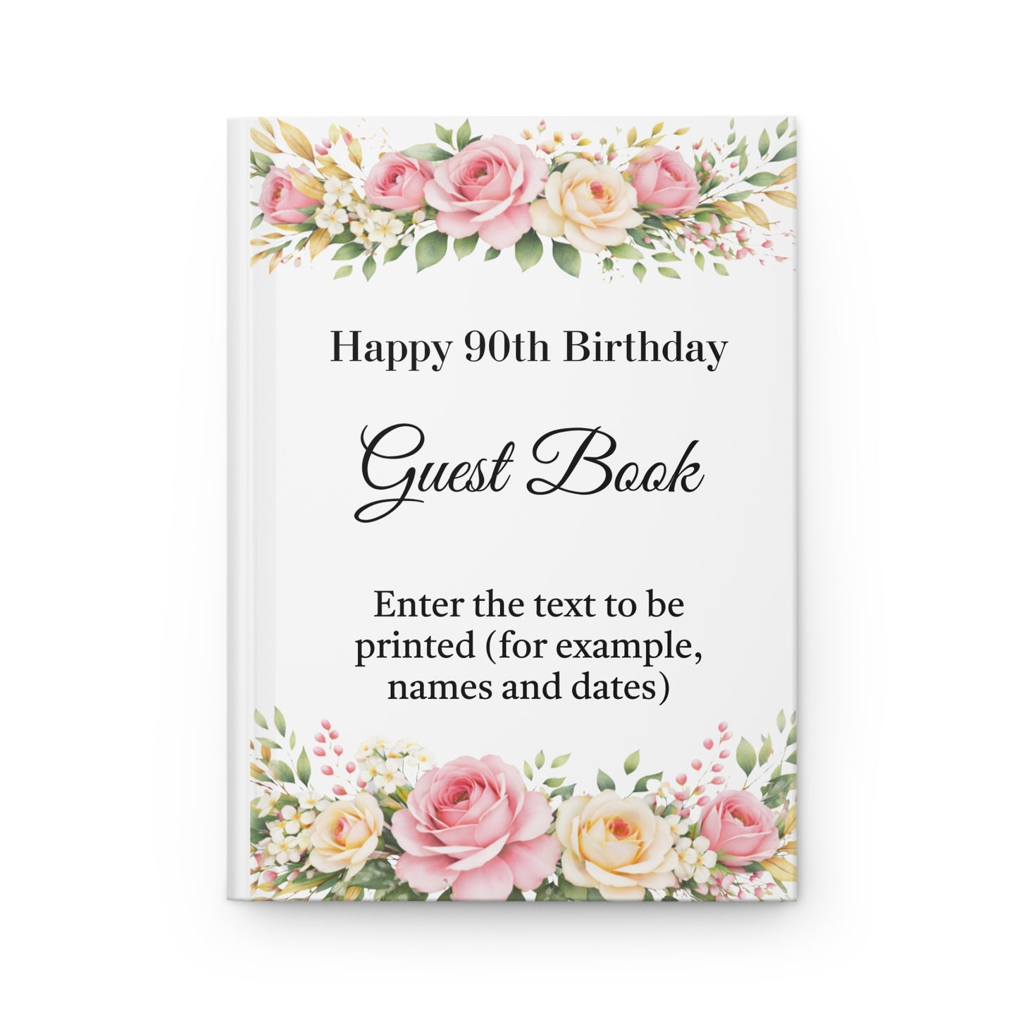 90th birthday guest book alternative, Custom 90th birthday guest book, Guest book 90th birthday, 90th birthday guest book sign